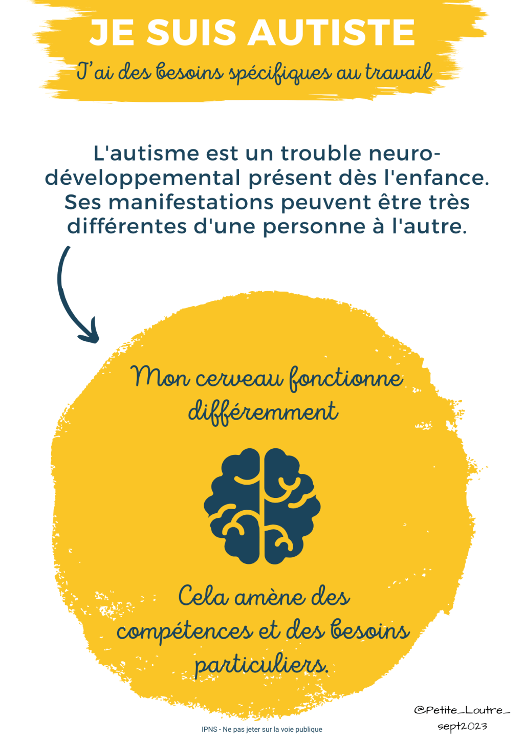 Autisme et emploi : 12 fiches pratiques pour communiquer sur ses spécificités au&nbsp;travail