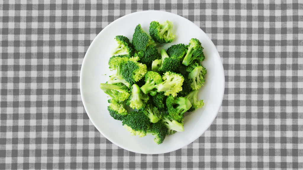 assiette de brocolis